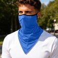 thumbnail image 2 of Neck Gaiter Face Mask Bandanas For Men Women UV Protection Cover Ear Loop Hole Facemask Fishing Running Cycling Scarf, 2 of 5