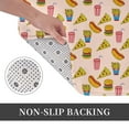 thumbnail image 3 of Kdxio Hamburger Pizza Coke,16" x 24", Non-Slip Front Door Mats,Outdoor Welcome Mat Washable, 3 of 9