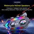 thumbnail image 2 of Altavoces para casco de moto FEYA Y20 con luces RGB IPX6 a prueba de agua, 2 of 8
