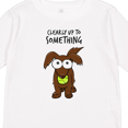thumbnail image 4 of Inktastic Clearly Up To Something-long haired dachshund Boys or Girls Long Sleeve Toddler T-Shirt, 4 of 5