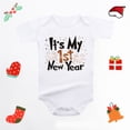 thumbnail image 5 of Youmylove Boys Girls Romper Bodysuit Short Sleeve Christmas Cartoon Letter Printed Fall Clothes Child Jumpsuits Clothing Dailywear, 5 of 5