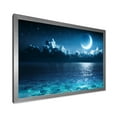 thumbnail image 2 of Designart 'Romantic Moon and Clouds Over Deep Blue Sea I' Nautical & Coastal Framed Art Print, 2 of 4