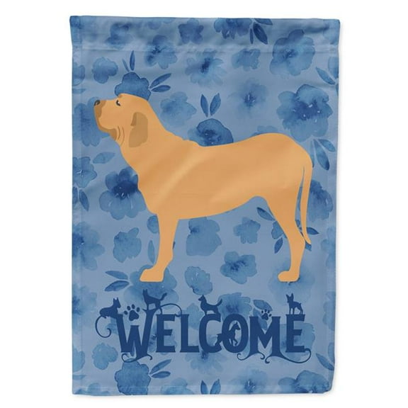 28 x 0.01 x 40 in. Fila Brasileiro Welcome Flag Canvas House Size