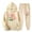 Beige, variant on Pisexur Two Piece Sets for Women Floral Print Hoodie and Elastic Waist Drawstring Sweatpants Sweatsuits with Pockets Casual Loose Track Suits Travel Outfits for Women
