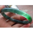 thumbnail image 4 of Certified Icy Green Burma Natural A JADE Jadeite Circle Bangle Bracelet 56 mm 657826 TN, 4 of 14