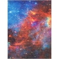 thumbnail image 2 of Well Woven Celestial Space Supernova Space Nebula Constellation Multi Color Flat Pile Easy to Clean 5'3" x 7'3" Area Rug for Living Room Dining Room Bedroom and Kitchen, 2 of 8
