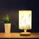 thumbnail image 4 of Xihbxyly Lámpara de Mesa de Madera Maciza, Elegante Iluminación Led con Control de Desplazamiento Regulable, Brillo Suave y Cálido, Ideal para Dormitorio o Estudio, Base Antideslizante, Ahorro de Ene, 4 of 7