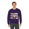 thumbnail image 5 of My Man Santa Unisex Heavy Blend™ Crewneck Sweatshirt, 5 of 7