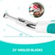 thumbnail image 1 of Tijeras profesionales para uñas de mascotas, tijeras para uñas de gato, cabezal de corte único de 25 grados, ideal para cachorros, cachorros, gatos y conejos - Azul blanco, 1 of 5