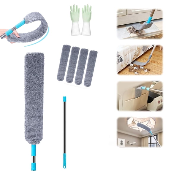 Gap Duster, Retractable Gap Duster Under Fridge Cleaning Tool, Under Appliance Cleaning Tool
