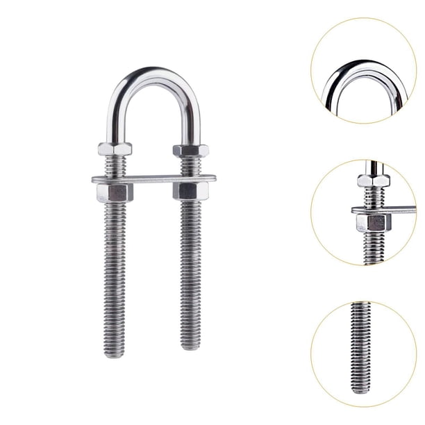Perno En U Galvanizado 1/4x1 1/8x2 1/4 PuLG | Cuotas Sin Interés