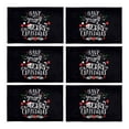 thumbnail image 2 of MKHERT Have Yourself A Merry Christmas Funny Holiday Quote Placemats Table Mats for Dining Room Kitchen Table Decoration 12x18 inch,Set of 6, 2 of 4