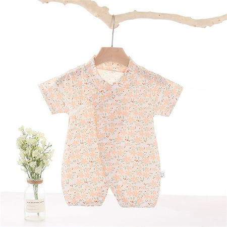 

Hunpta Baby Newborn Infant Girls Boys Cotton Summer Short Sleeve Romper Jumpsuit Clothes
