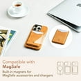 thumbnail image 2 of DONBOLSO Vintage Brown Leather iPhone 14 Wallet Case - MagSafe Compatible Protective Cover with Anti-Scratch Microfiber Lining - Size 14, 2 of 5