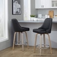 thumbnail image 4 of LumiSource Studded Marcel 27" Fixed-Height Counter Stool - Set of 2, 4 of 11
