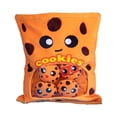 thumbnail image 2 of Juguete de peluche de Hojaldre de Queso Jadeshay Almohada Rellena de Merienda, 2 of 8