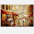 thumbnail image 1 of DesignArt Lovers in Paris Eiffel Tower Large Wall Clock, 1 of 2
