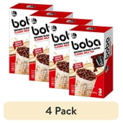 (4 pack) J Way Instant Boba Milk Tea Set, Classic Bubble Tea Kit, 3 Drinks