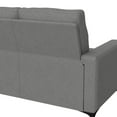 thumbnail image 3 of Hillsdale Furniture Matthew Upholstered Loveseat, Smoke, 3 of 10