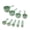 Pistachio, variant on KitchenAid 9-Piece Plastic Measuring Cups and Spoons Set Blue Aqua Sky