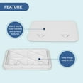 thumbnail image 5 of Kojem 24" x 14" Deck Marine Access Hatch & Lid Durable Boat Hatch 180 Hinge Strong Recessed Handle Marine Caravan RV | White (606mm x 353mm), 5 of 13