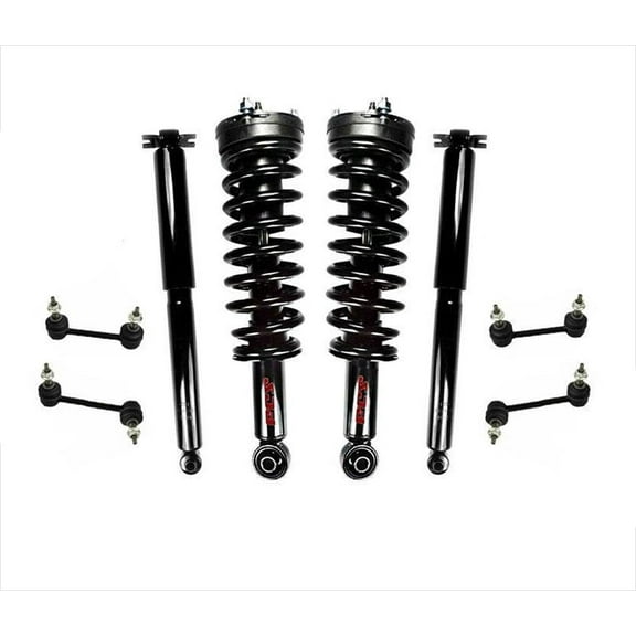 Frt Complete Spring Struts Shocks Links 04-08 Colorado Rear Wheel Drv 17 18 RIMS