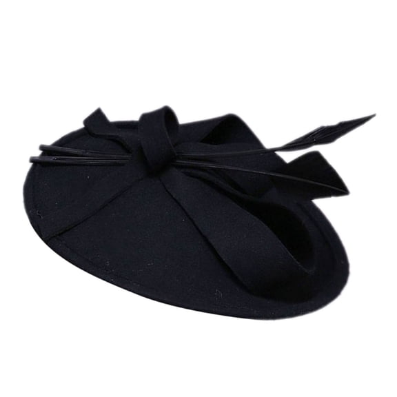Wedding Fascinator Headband Elegant Pillbox Hat for Women Wedding Church