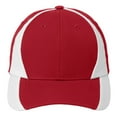 thumbnail image 2 of Yellow Rooster Men's Dry Zone Nylon Colorblock Male Cap True Red/ White, 2 of 4