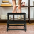 thumbnail image 6 of Step Stools, Heavy Duty Metal & Sturdy Step Stool Helper, 2 Step Stool, Supports Up to 500lb, Foot Stool for High Bed Kitchen Bathroom, 6 of 9