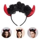 thumbnail image 2 of 2 diademas de cuerno de diablo para Halloween, diadema de cuernos, banda para el cabello de cuerno de diablo para Halloween, diadema de cuerno de diablo, decoración para el cabello de Halloween., 2 of 4