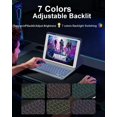 thumbnail image 4 of Funda con Teclado Inalámbrico ABEIFAN para iPad 9a Generación 10.2", 4 of 8