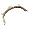 thumbnail image 3 of TISHITA 3X Antique Embossed Metal Purse Frame Heart Kiss Clasp Lock Bag Clutch Frame, 3 of 8