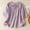 Purple, variant on Keyhole Neck Cute Summer Tops for Women Dolman Embroidered Casual Elbow-Length shirts Knot Front for Wedding womens blouses dressy casual