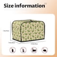 thumbnail image 5 of Sikiie Kiwi Ice Cream Toaster Covers 2 Slice Dustproof Toaster Cover Bread Machine Cover, Dustproof Cover - 11.4" x 7.5" x 7.9", 5 of 7