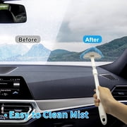 ITTAHO Car Window Cleaning Tool Windshield Cleaner with Extendable Handle, 3pcs Washable Microfiber Pads