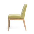 thumbnail image 6 of GZXS Modern Upholstered Dining Chairs Set of 2, Ergonomic Side Chairs w/ Padded Fabric Seats and Rubberwood Legs, for Home & Commercial Use (Green), 6 of 8