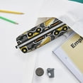 thumbnail image 6 of Fotbe Excavator At Work Pattern Leather Pencil Case, Pencil Pouch with Durable Zipper, Compact and Stylish Organizer for Stationery, Art Supplies, Travel Essentials, 6 of 7