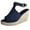 Dark Blue -- Women Sandals Savings 2024 Prime Deals, variant on FNFYFH Espadrille Wedge Sandals for Women Dressy Summer, Womens Open Toe Espadrilles Platform Sandals Buckle Ankle Strap Wedge Sandals Leather Sandals