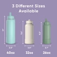thumbnail image 6 of Hydrapeak 26oz Sport Insulated Water Bottle with Straw or Chug Lid, Leak & Spill Proof, Keeps Drinks Cold for 24 Hours, Hot for 12 Hours, Premium Stainless Steel Water Bottles (26oz, Dlavender), 6 of 9