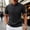Black, variant on Short Sleeve Polo Shirts for Men Summer Casual Lightweight Textured Knit Plain Work Shirts Golf Shirt