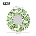 thumbnail image 6 of Easygdp Cute Crocodile Shower Caps for Women, Double Waterproof Layers Shower Cap, Quick Drying Bath Hair Cap Reusable, 6 of 9