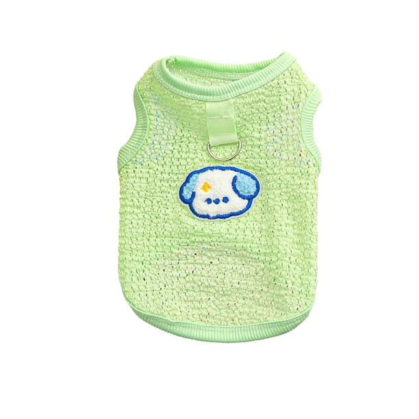 Ropa para Perros Lindo Encaje Mascota de Manga Corta Respirable Gato Y Perro Ropa de Mascota Chaleco Mascota de Peluche