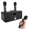 thumbnail image 1 of Wireless Microphone System, Karaoke Sound Integrated BT Connection  For Karaoke Black, 1 of 8