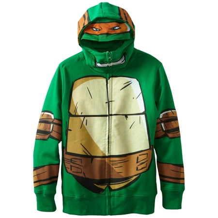 Teenage Mutant Ninja Turtles Boy's Zip-Up Hoodie, Small