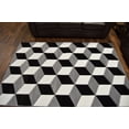 thumbnail image 3 of Premium 3D Hand Carved Modern 5x7 5x8 Rug Contemporary 1099 Grey Gray, 3 of 9