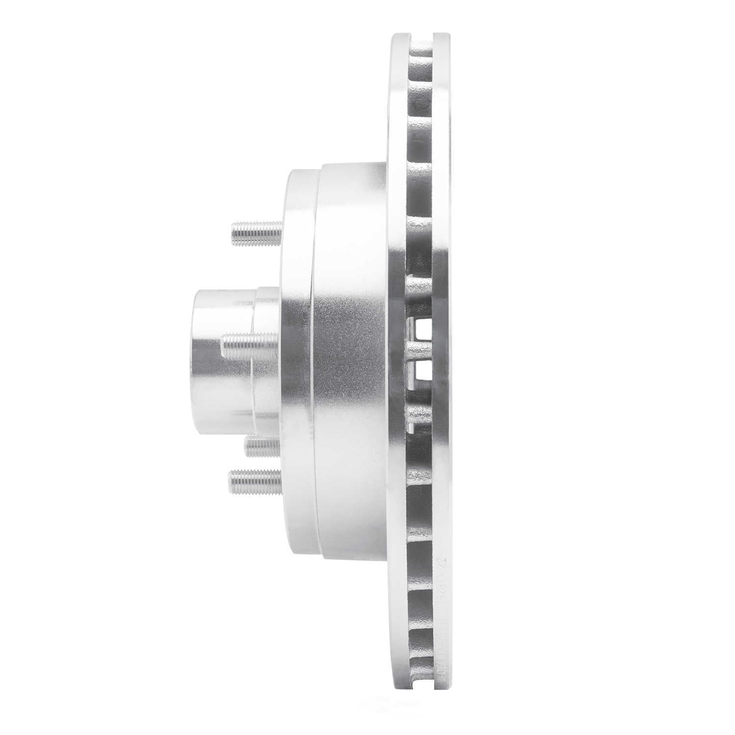 Dynamic Friction Company 631-47056L DFC Brake Rotor - Drilled And Slotted - Silver
