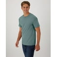 thumbnail image 4 of Hanes Unisex Garment Dyed Cotton T-Shirt Cypress Green M, 4 of 7