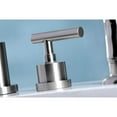 thumbnail image 4 of Kingston Brass Manhattan Double Handle Widespread Kitchen Faucet with Non-Metallic Sprayer, 4 of 4