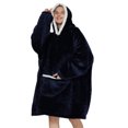 thumbnail image 4 of TheFound Women Wearable Blanket Long Sleeve Hooded Sweatshirt with Pocket, 4 of 9