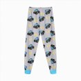 thumbnail image 7 of NOLDARES Toddler Baby Boy Fall Clothes Long Sleeve Crewneck Sweatshirt Top Casual Pants Set Cute Infant Winter Outfits Size:4-5 Y,Grey, 7 of 7